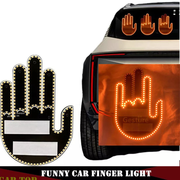 3in1 Car Finger Gesture Light with Remote