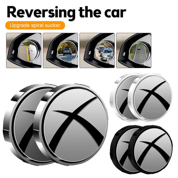 Car Convex Blind Spot Mirror ( Set of 2 Pcs ) High Quality