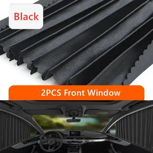 Magnetic Car Sunshade Window Curtain ( Pack of 4 pcs )