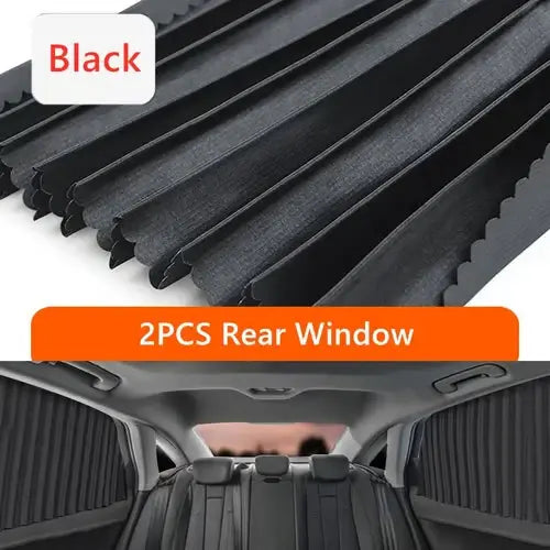 Magnetic Car Sunshade Window Curtain ( Pack of 4 pcs )