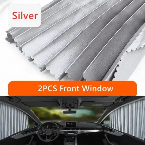 Magnetic Car Sunshade Window Curtain ( Pack of 4 pcs )
