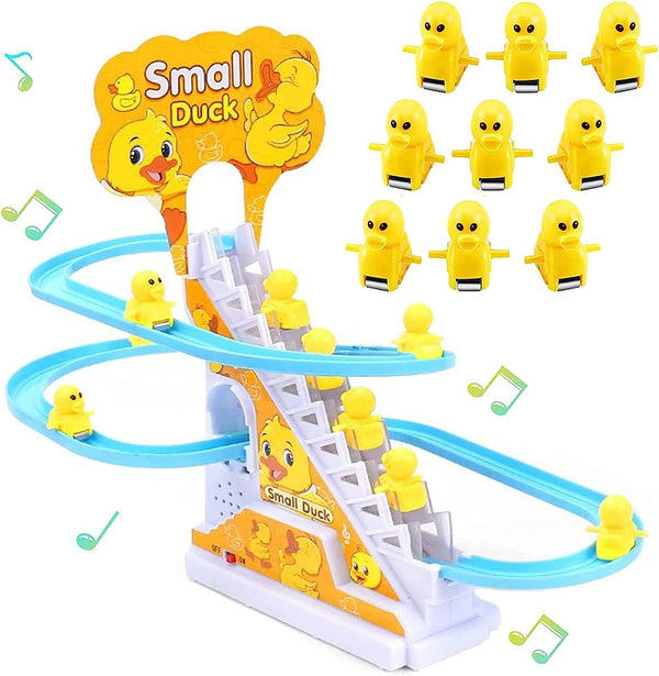 🦆Electric  Little Duck Climbing Stair Toy