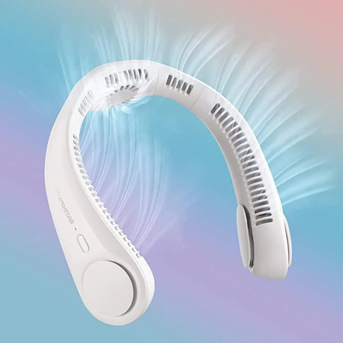 PORTABLE BLADELESS HANGING RECHARGEABLE NECK FAN