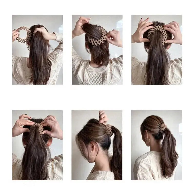 Bird Nest Magic Hair Clip ( Pack of 6 pcs )