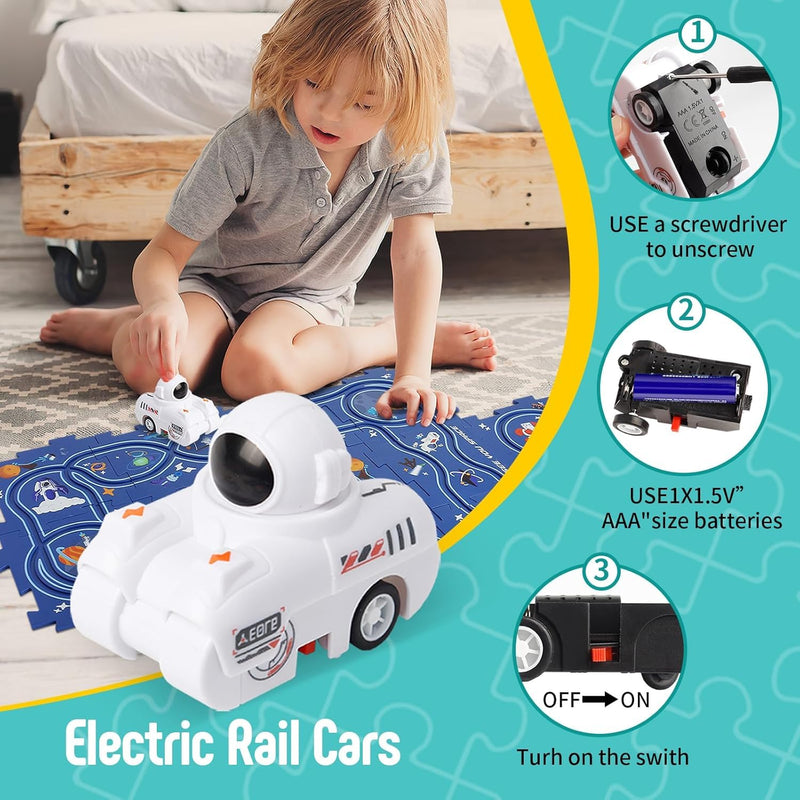 Puzzle Racer Kids Car Track Set