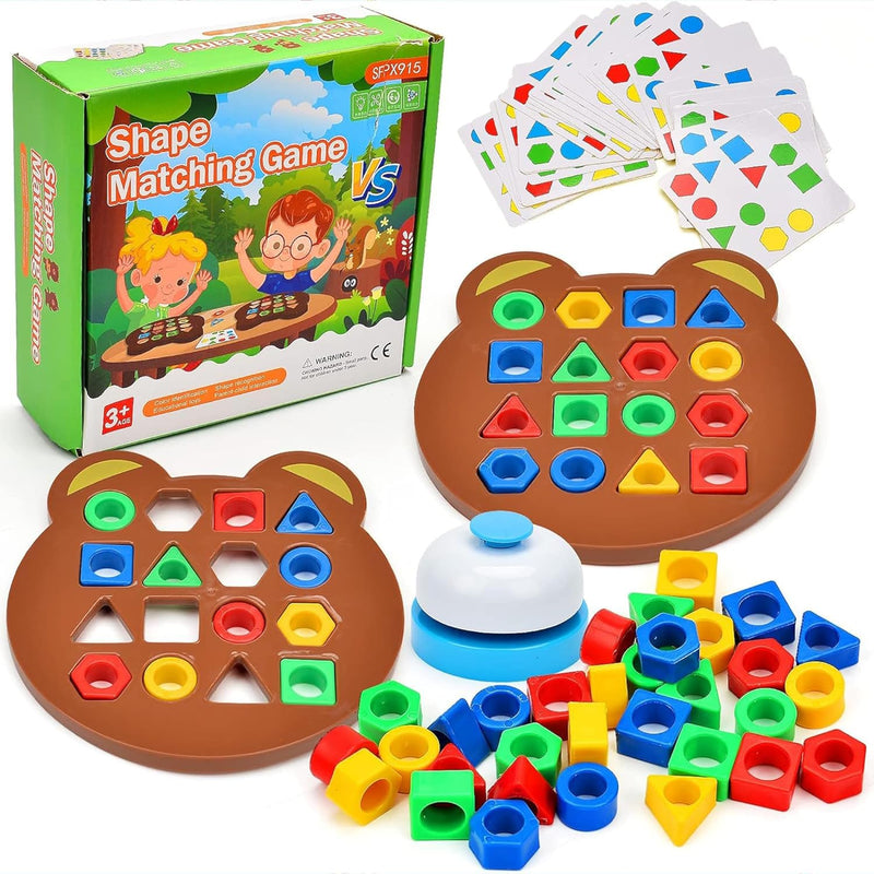Montessori Bear Geometry Puzzle & Dreamy Playful Daisies