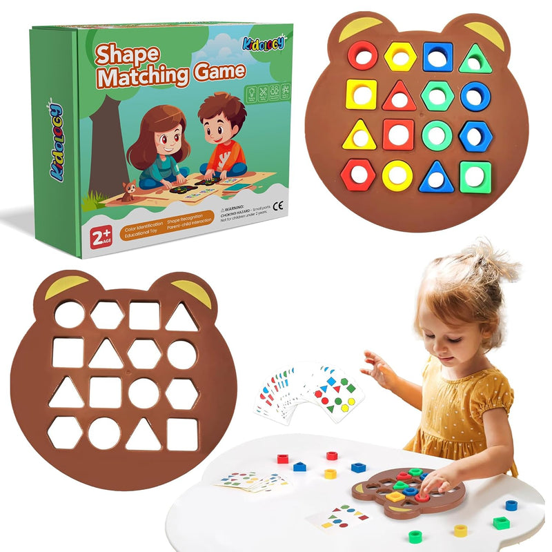 Montessori Bear Geometry Puzzle & Dreamy Playful Daisies