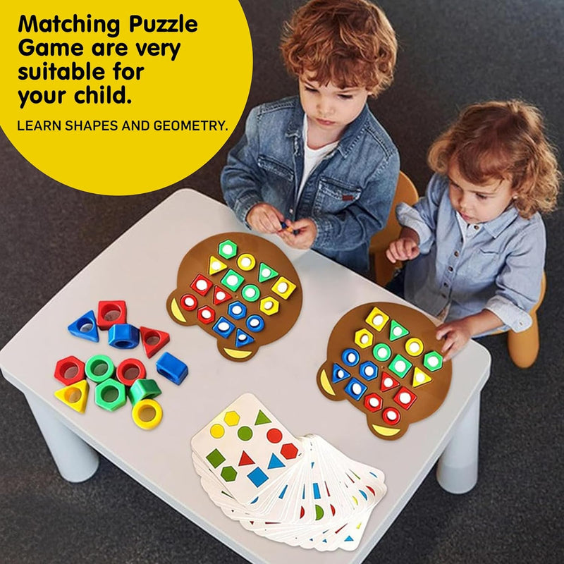 Montessori Bear Geometry Puzzle & Dreamy Playful Daisies