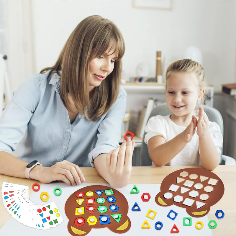 Montessori Bear Geometry Puzzle & Dreamy Playful Daisies