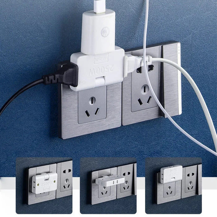 Rotatable Socket Converter One In Three 180 Degree Extension Plug ( Buy 1 Get 1 Free)