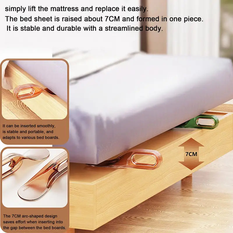 2 in 1 Mattress Lifter & Bed sheet Tucker Tool (Pack of 2)