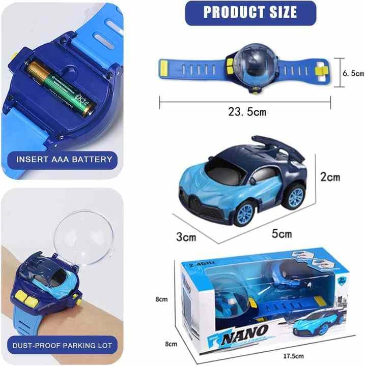 Kids Watch Remote Control Car Toy ( Rechargeable)