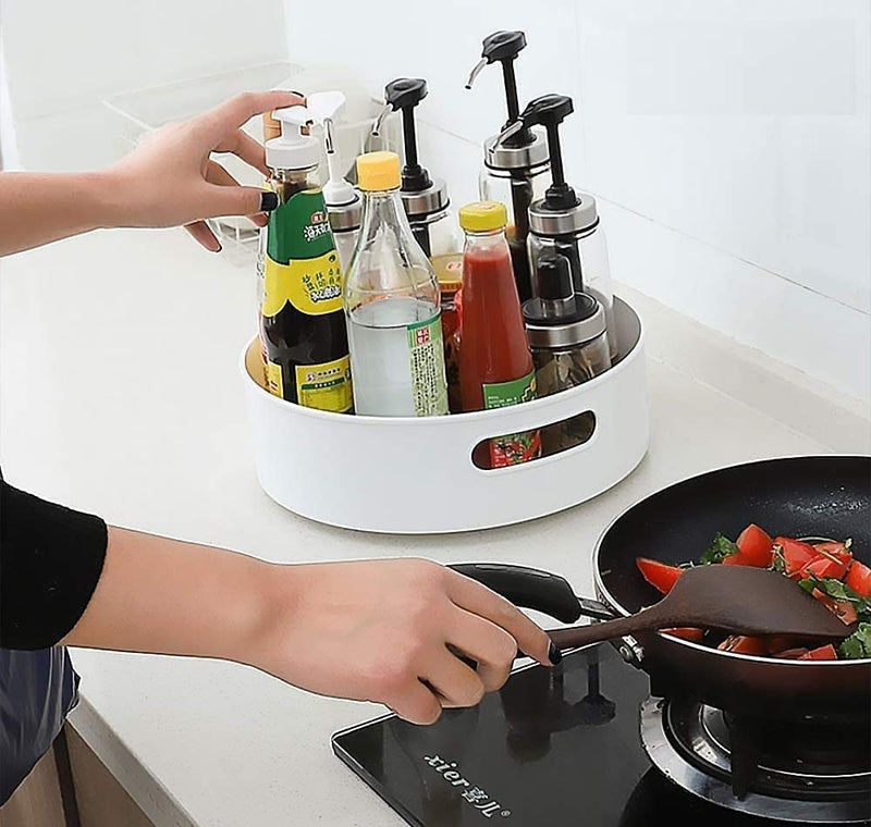 Multi-Purpose 360 Rotating Organizer Tray