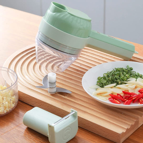 4 in 1 Portable Electric Vegetable Slicer