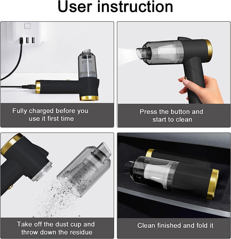 Wireless Handheld Car Vacuum Cleaner
