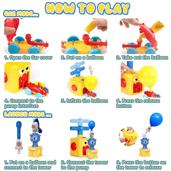 Car Balloon Rocket Launcher toy