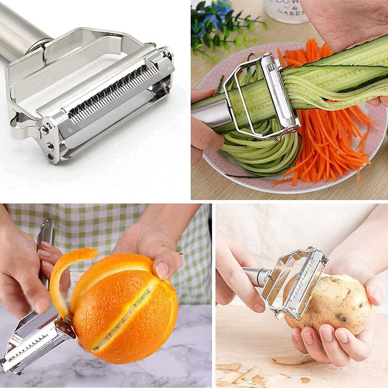 3 in 1 Stainless Steel peeler +Meat Cutter+Hand Peeler