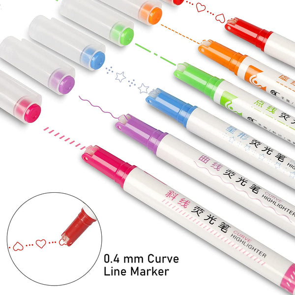 Reusable Linear Curve Highlighter Pens