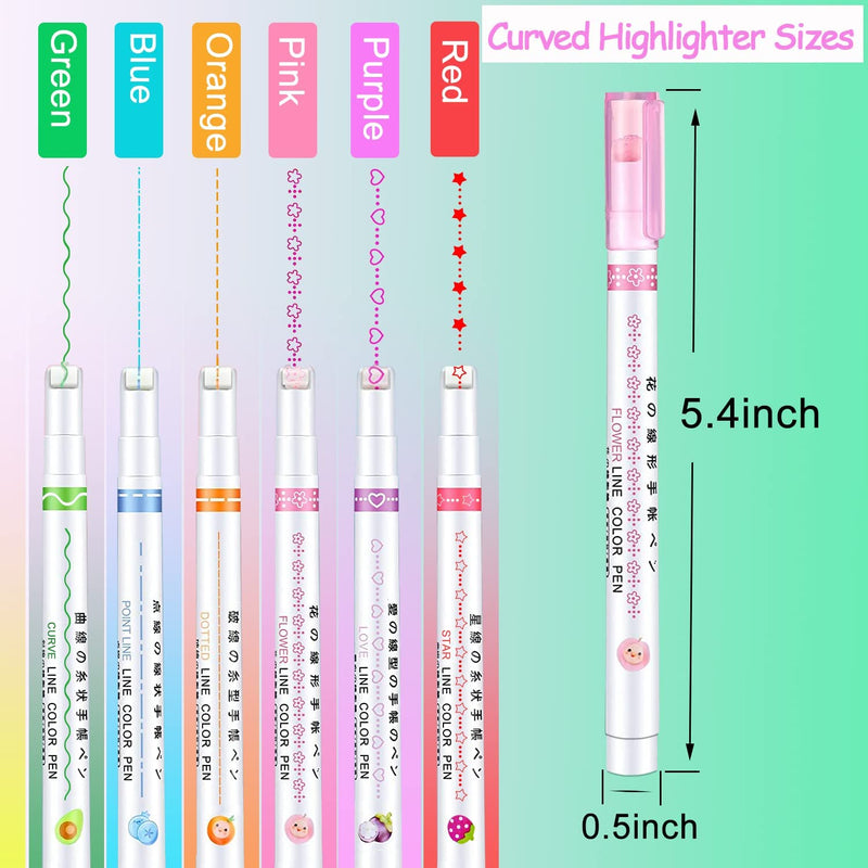 Reusable Linear Curve Highlighter Pens