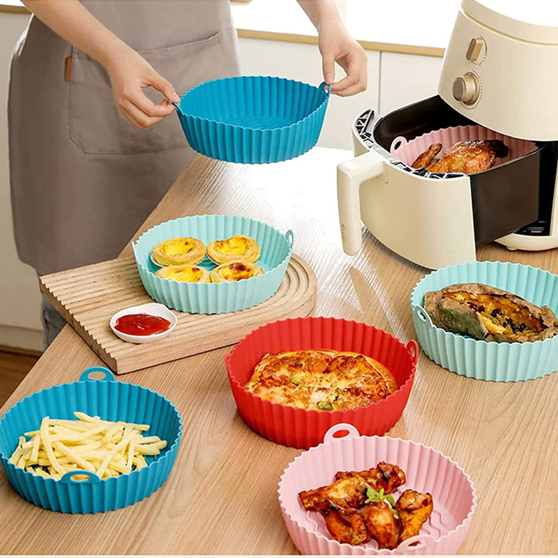 Air Fryer Reusable Silicone Baking Tray