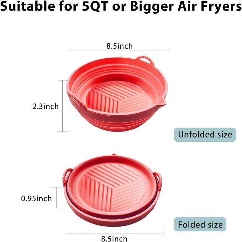 Air Fryer Reusable Silicone Baking Tray